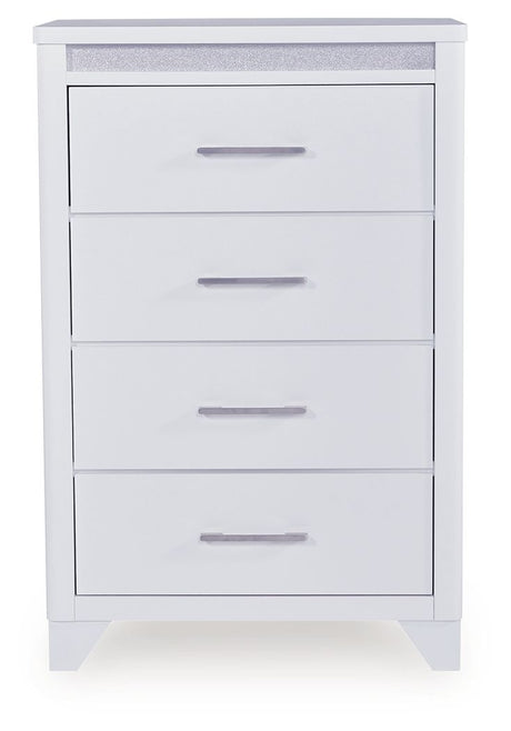 Jarlee - Four Drawer Chest - White