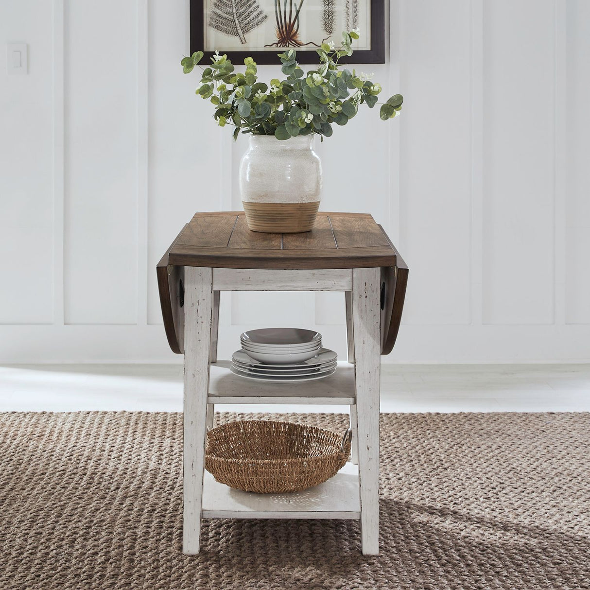 Al Fresco - Drop Leaf Table - White