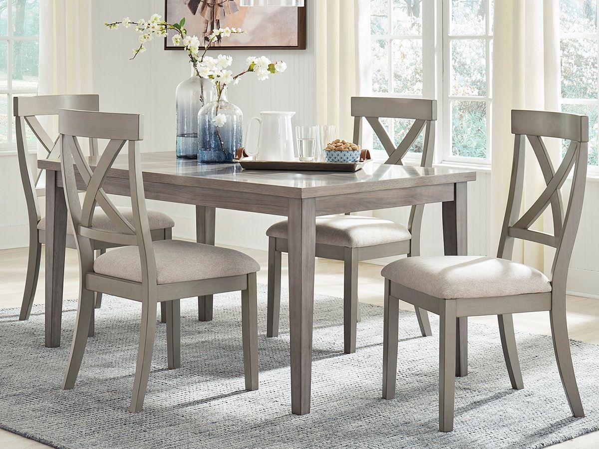 Parellen - Rectangular Dining Room Table - Gray