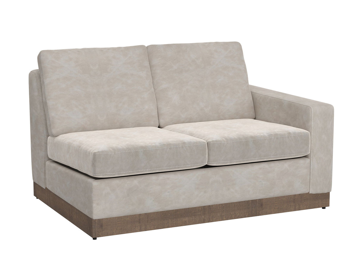 Georgia - Sectional Right-Arm Loveseat - Oyster