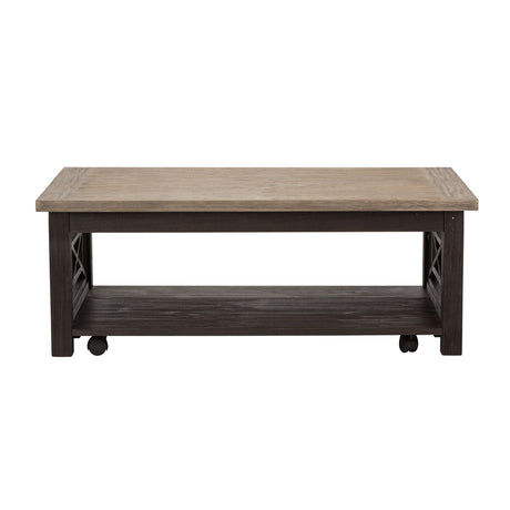 Heatherbrook - 3 Piece Table Set (1 Cocktail 2 End Tables) - Black