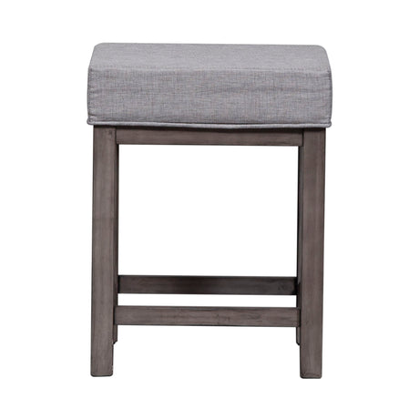 Tanners Creek - Upholstered Console Stool (Set of 3) - Dark Gray