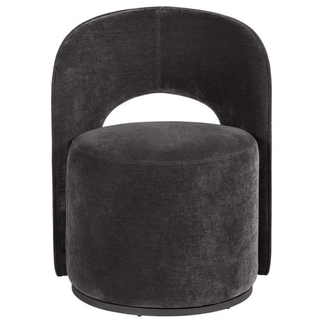 Harjo - Velvet Upholstered Swivel Accent Chair