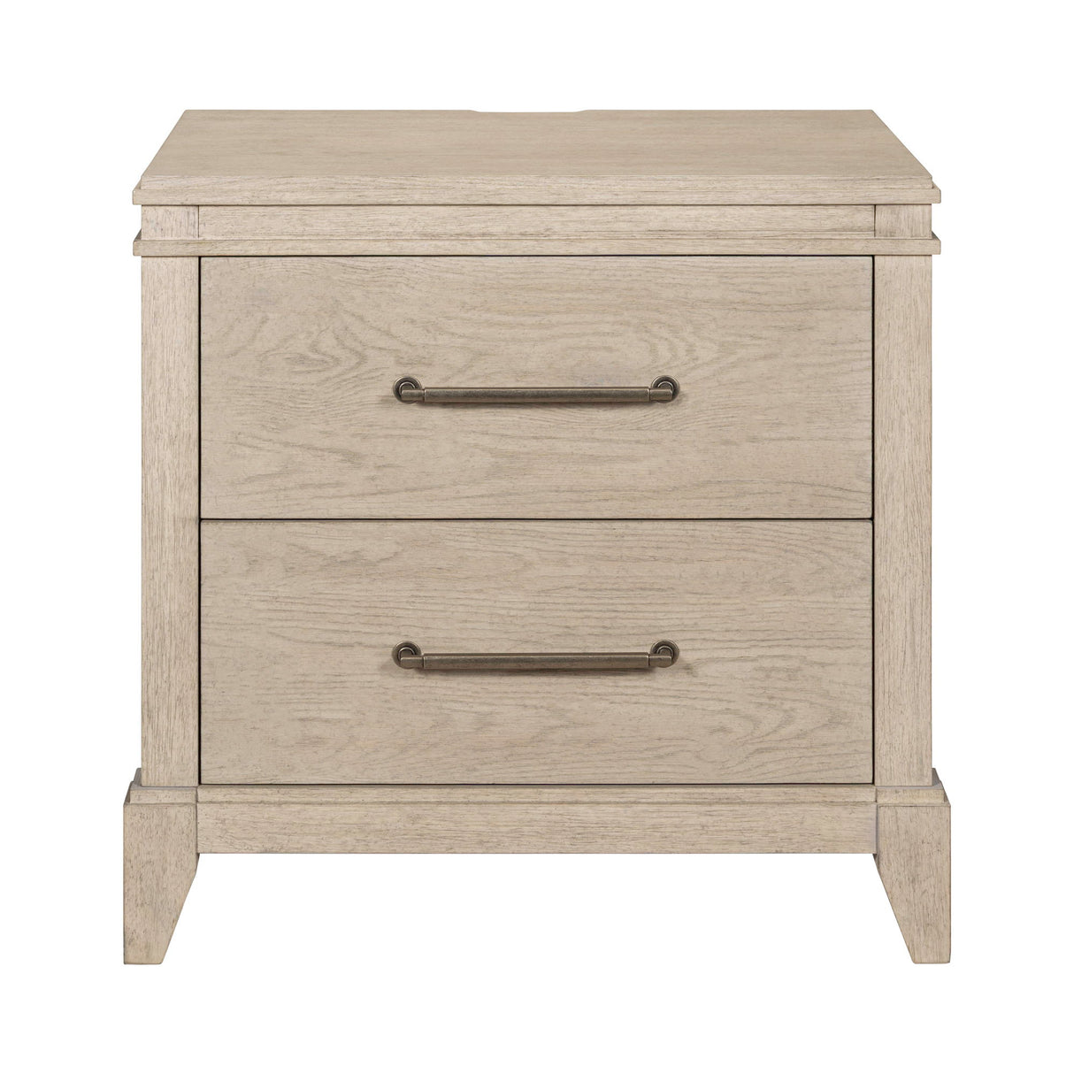 New Haven - Nightstand With Charging Station - White