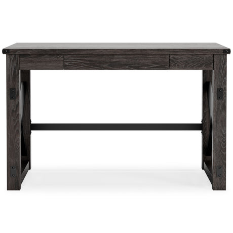 Freedan - Home Office Desk - Grayish Brown