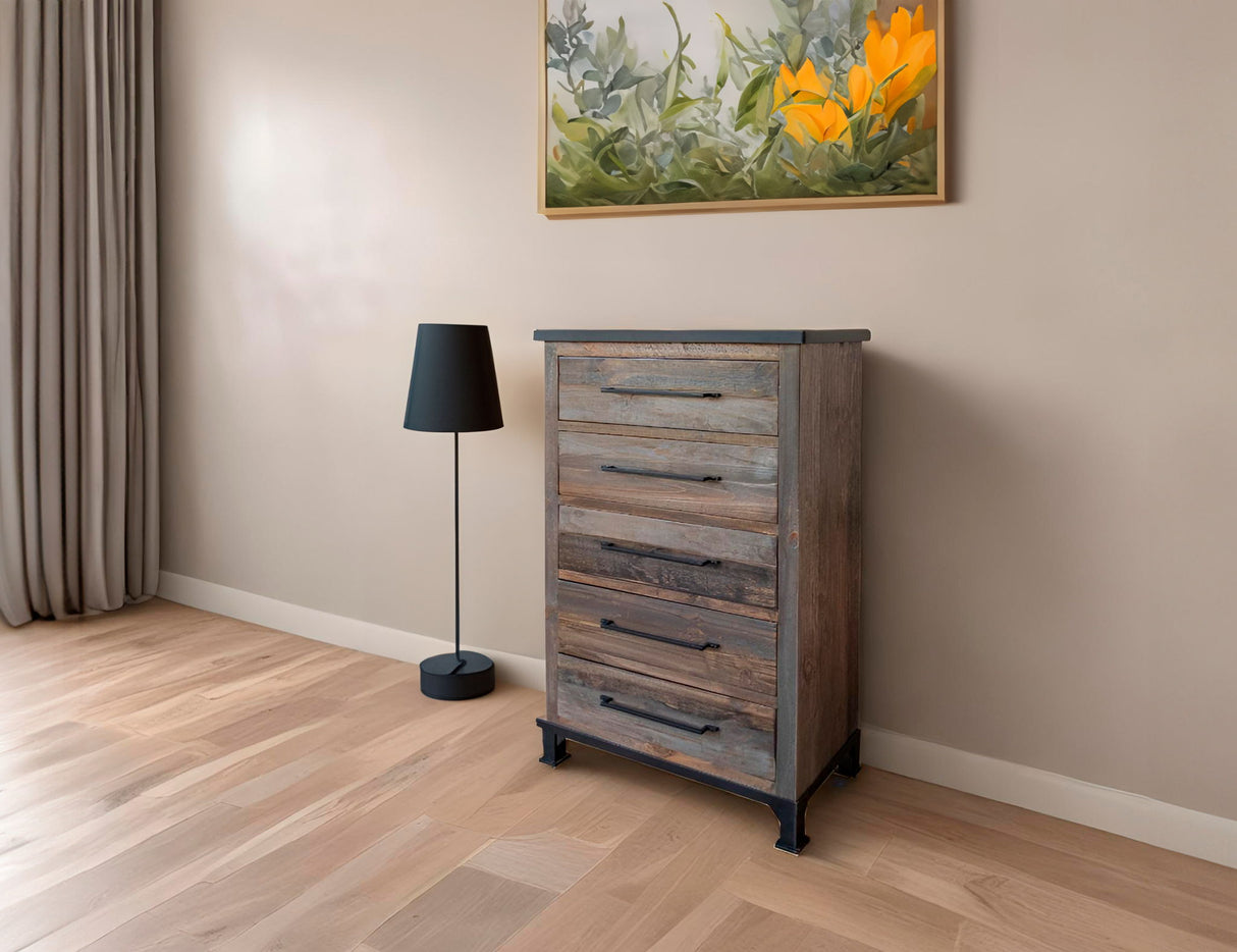 Antique - Chest - Gray / Brown