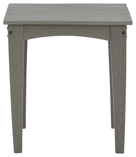 Visola - Square End Table - Gray