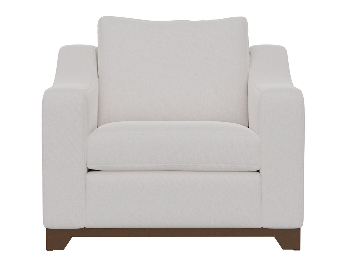 Natural Parota - Armchair - Mink Withe