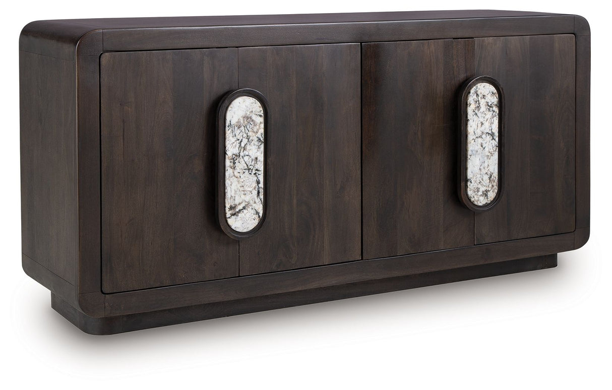 Elliston - Accent Cabinet - Espresso Brown