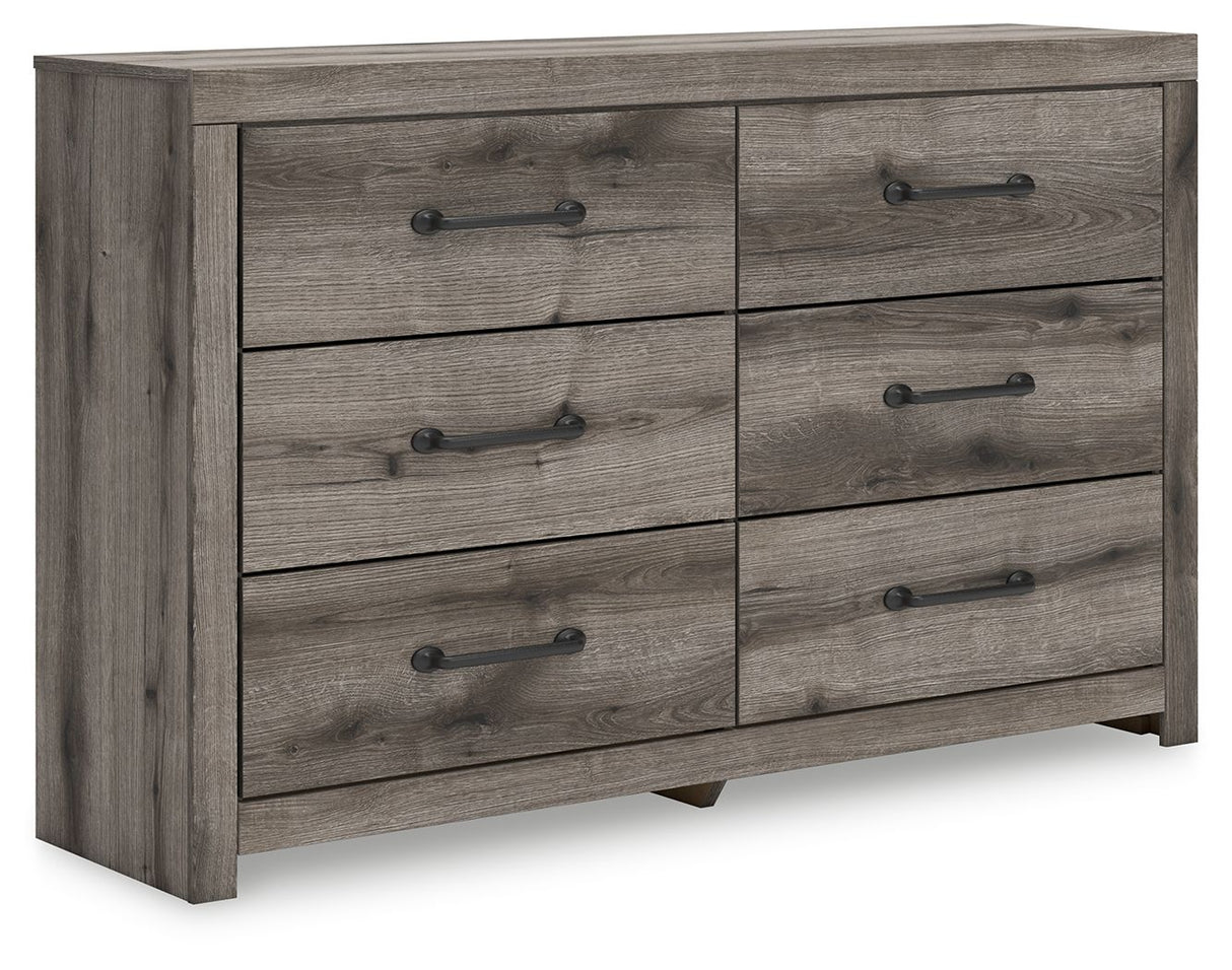 Graystorm - Six Drawer Dresser - Brown Gray