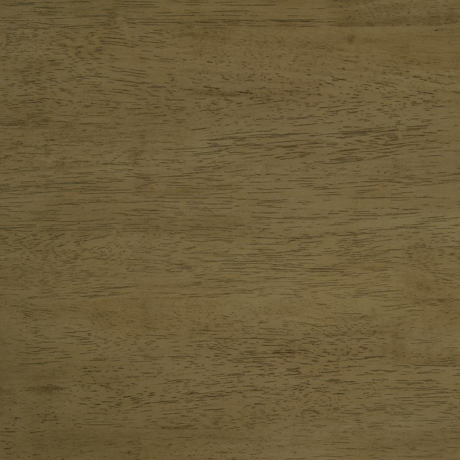 Amsbury Dresser Mirror in Nutmeg – Modern Framed Mirror with Rounded Edges, Curved Top, Durable Wood Finish, Elegant Accent for Bedroom Dressers