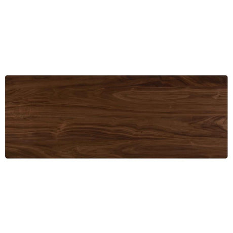 Finnick Rectangular Pub Height Bar Table in Walnut – Mid-Century Modern Solid Hardwood & Veneer Design with Spacious Tabletop for 4–6 Guests