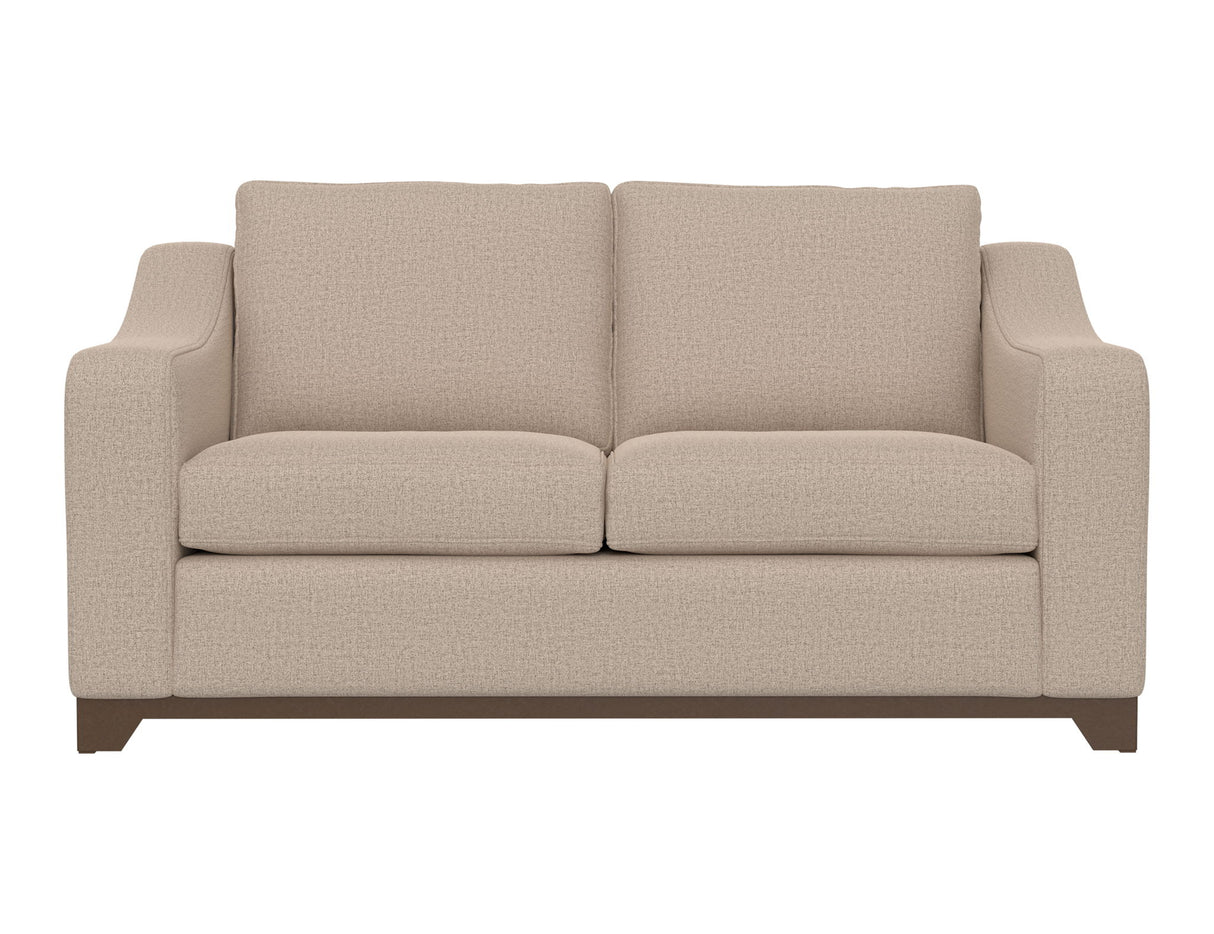 Natural Parota - Loveseat - Capuccino Brown