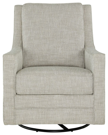 Kambria - Swivel Glider Accent Chair - Fog