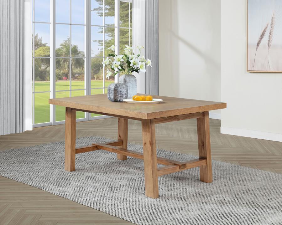 Middleton - Extension Leaf Dining Table - Natural Brown