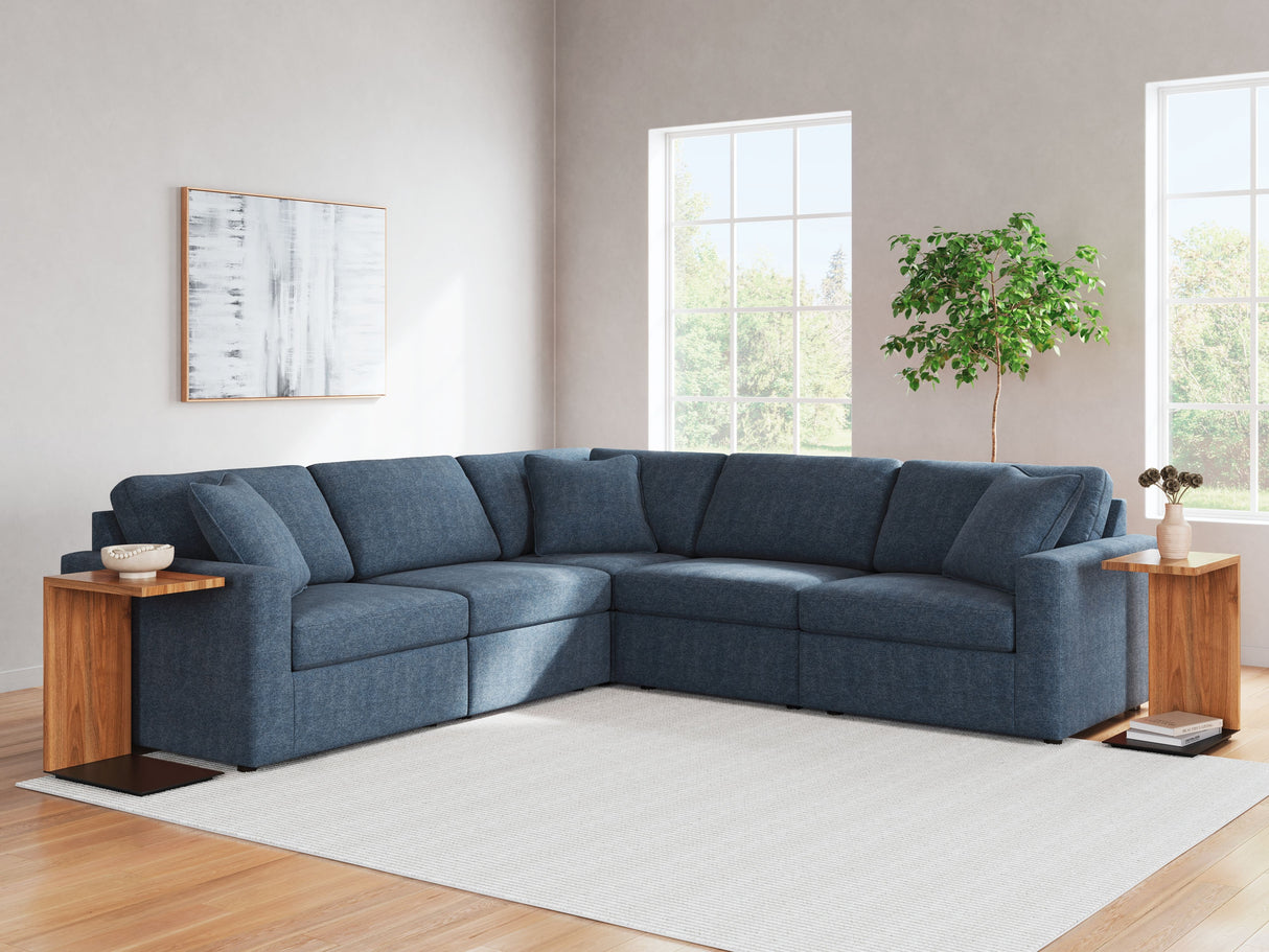 Modmax - 5-Piece Sectional - Fabric - Ink