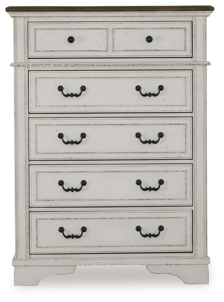 Blendon - Five Drawer Chest - Two-tone