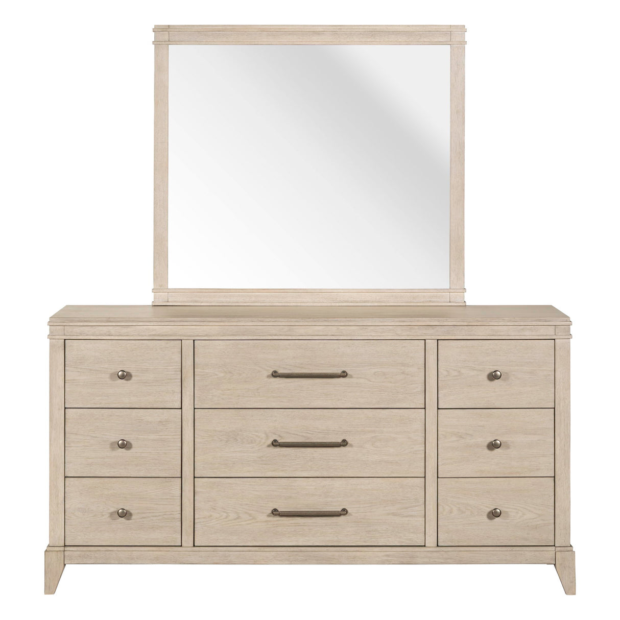 New Haven - Dresser & Mirror - White