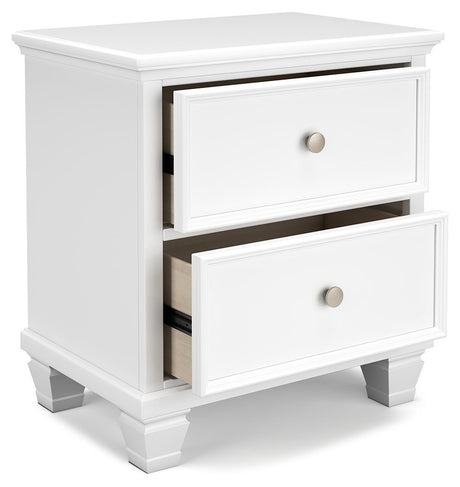 Fortman - Two Drawer Night Stand - White