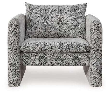 Kenbell - Accent Chair - Black / White