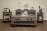 Loft Brown - Sofa Table With 2 Drawers - Two Tone Gray / Brown