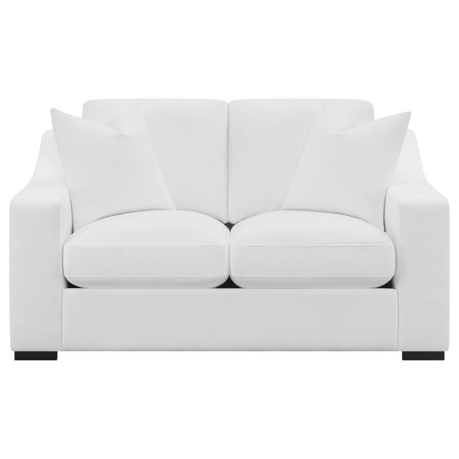 Octavia Upholstered Track Arm Accent Chair, Camel Fabric, Tufted Waterfall Seat, Reversible Back Cushion, Durable Frame, Mid-Century Inspired