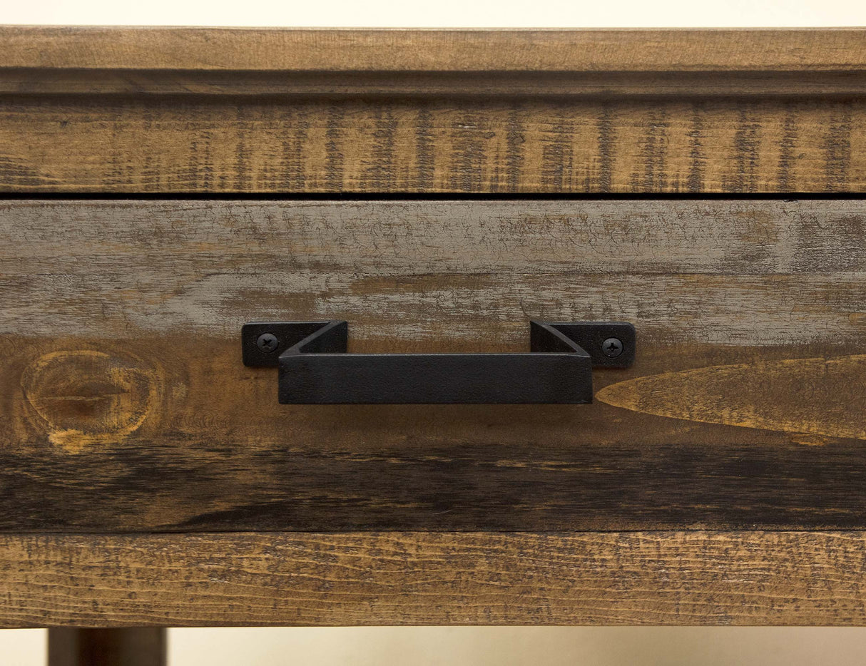 Loft - End Table - Two Tone Gray / Brown