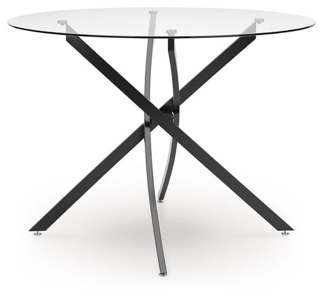 Pharwynn - Round Dining Room Table - Black