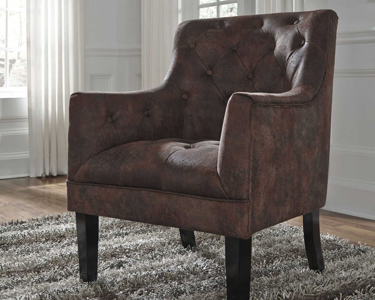 Drakelle - Accent Chair - Mahogany