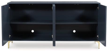 Loirwick - Accent Cabinet - Dark Blue