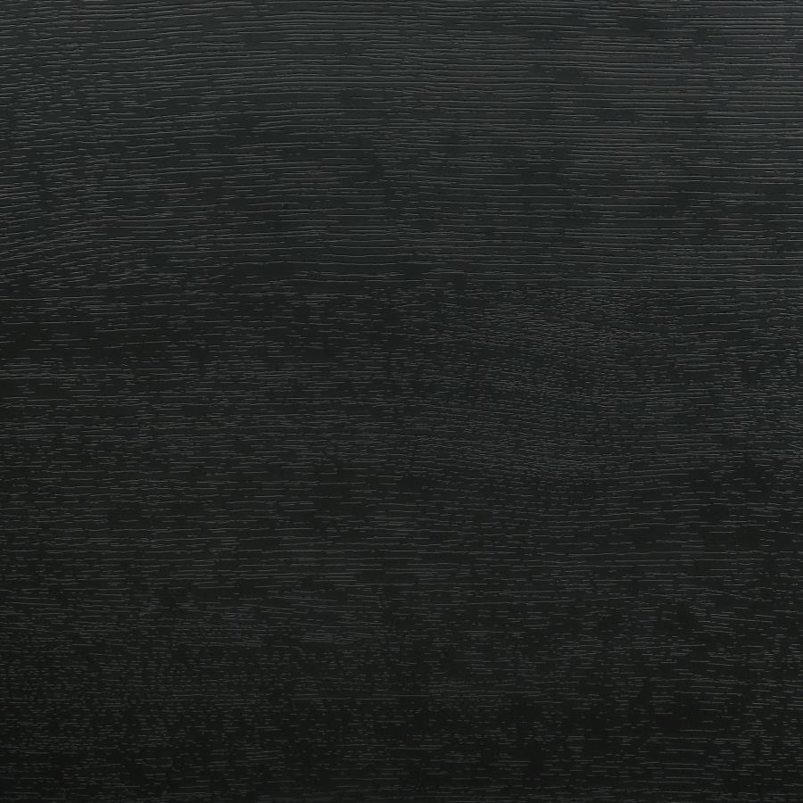 Cavelle Dresser Mirror in Black – Modern Framed Mirror with Rounded Corners, Flat Glass, Direct Dresser Mount, Durable Melamine Finish, and Elegant Contemporary Style