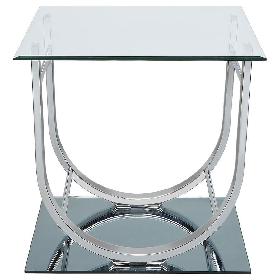 Danville - Rectangular U-Shaped Glass Top Table
