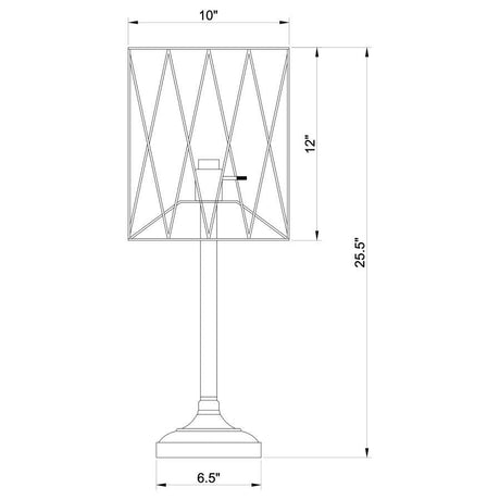 Mayfield Open Frame Torch Table Lamp – Industrial Wire Cage Design with Edison Bulb, Sleek Black Torch Base and Tiered Round Platform for Modern Desk or Accent Table