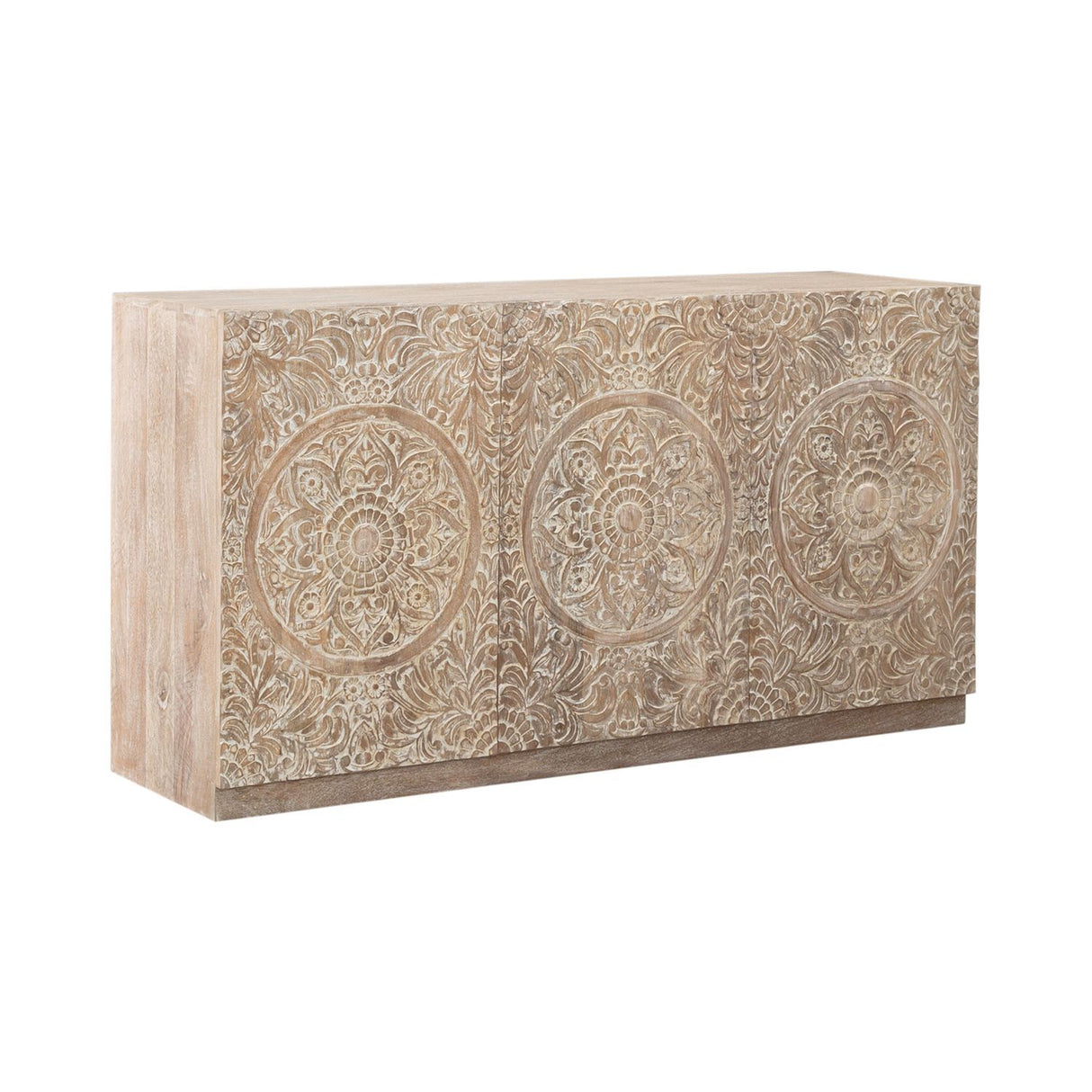 Melody - 3 Door Accent Cabinet - Brown