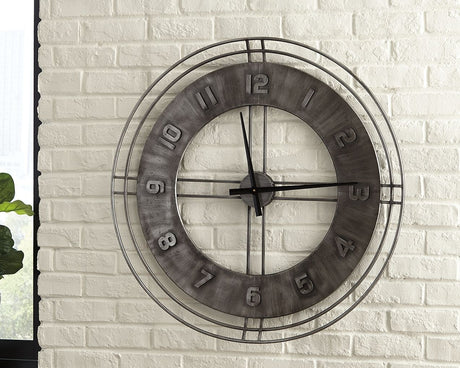 Ana Sofia - Wall Clock - Antique Gray