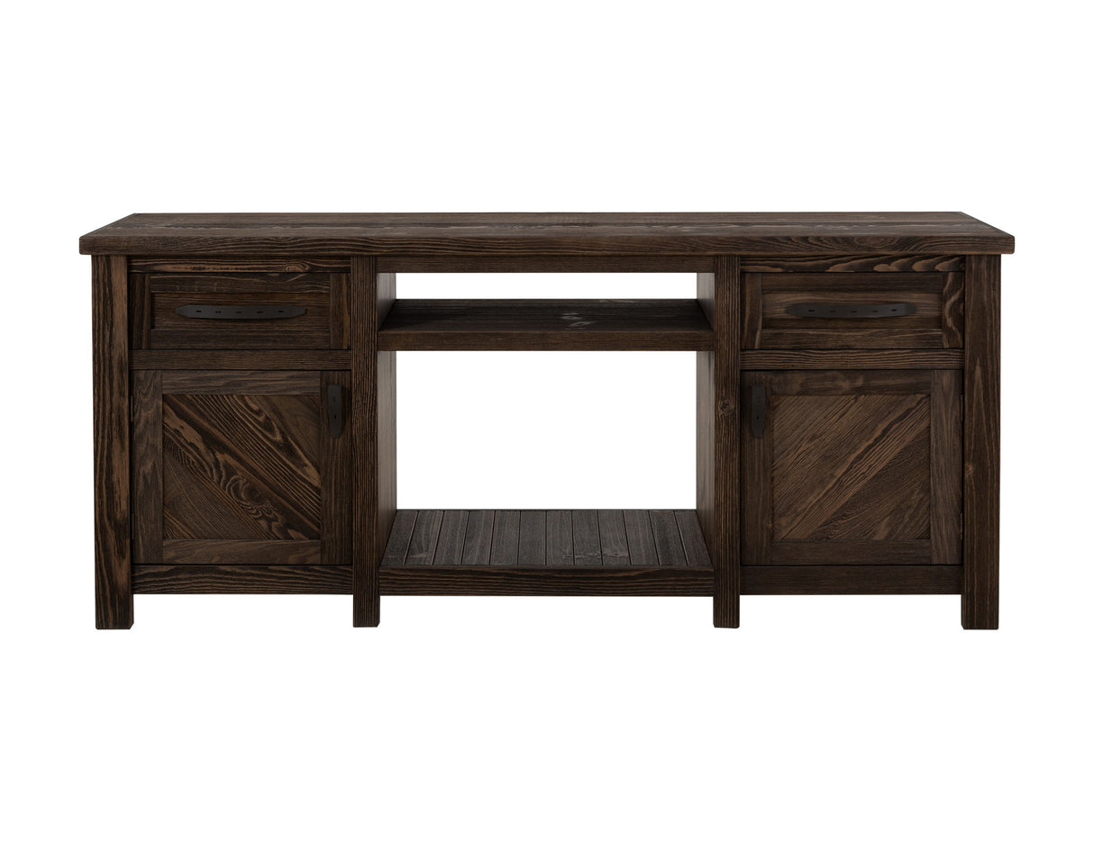 Dutton - Electric Fireplace - Rookwood Brown
