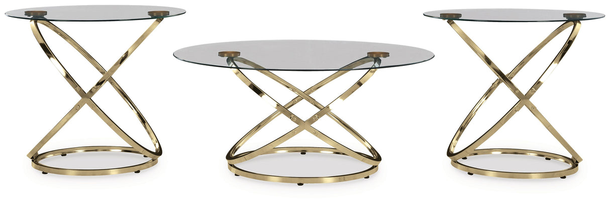 Crimonti - Occasional Table Set (Set of 3) - Champagne