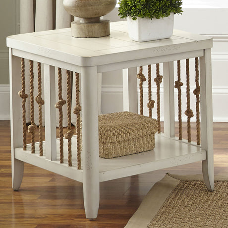 Dockside - End Table - White