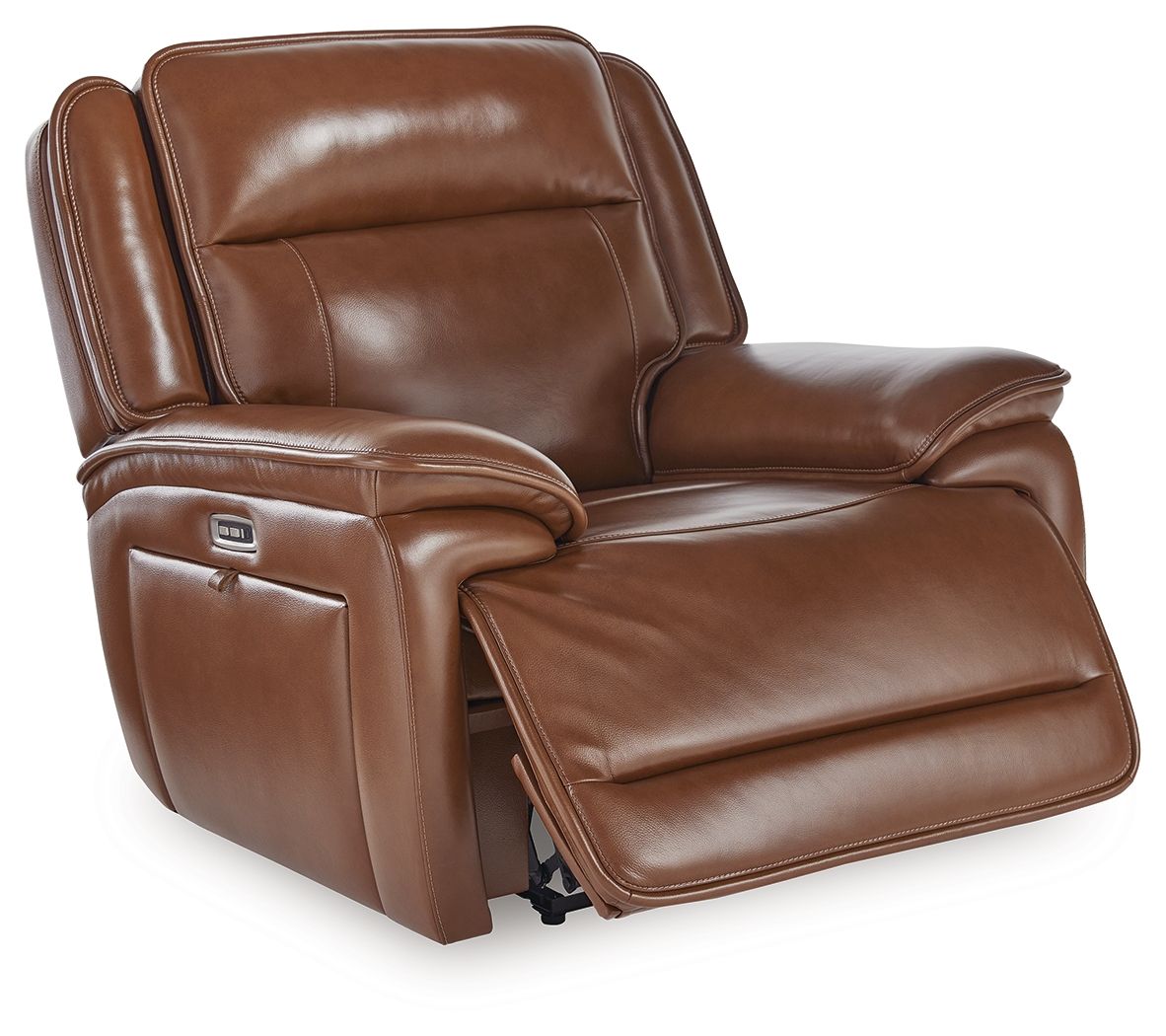 Healy Pier - Power Recliner / Adj Headrest - Chocolate