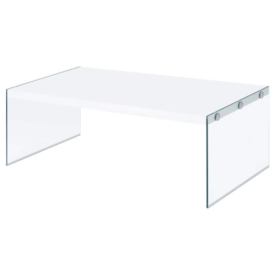 Opal - Rectangular Glass Frame Table