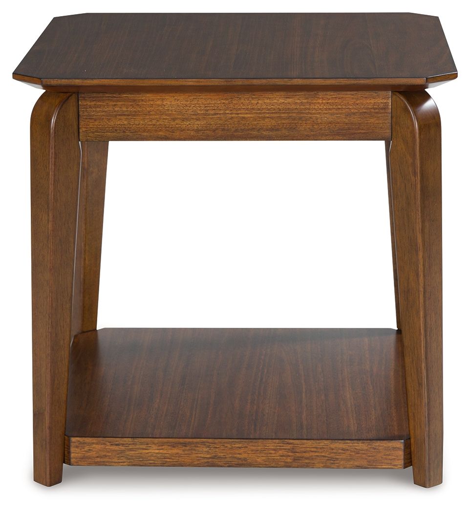 Trenmour - Square End Table - Medium Brown