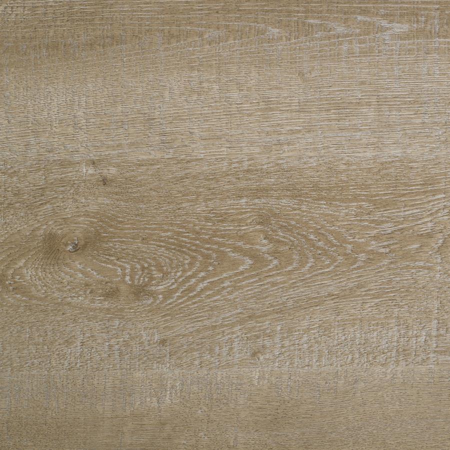 Oakglen Dresser Mirror in Weathered Oak – Rectangular Bedroom Mirror with Sturdy Frame, Scratch-Resistant Veneer & Rustic Transitional Style