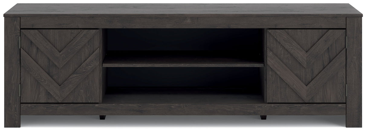 Cayboni - LG TV Stand With Fireplace Option