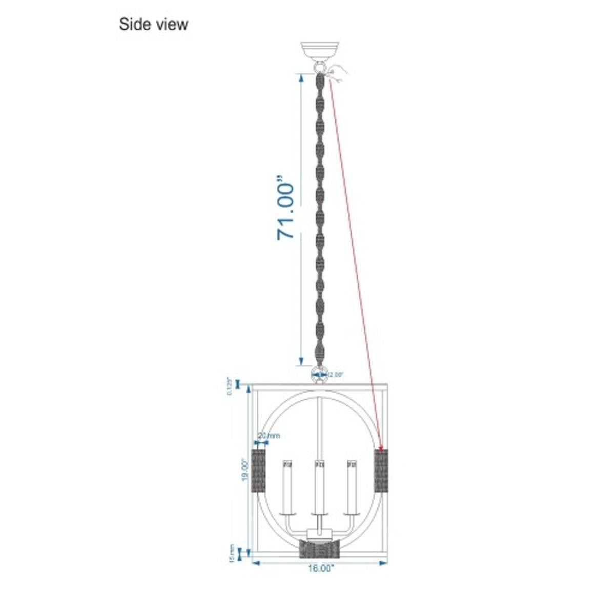 Surya Braylee Ceiling Light