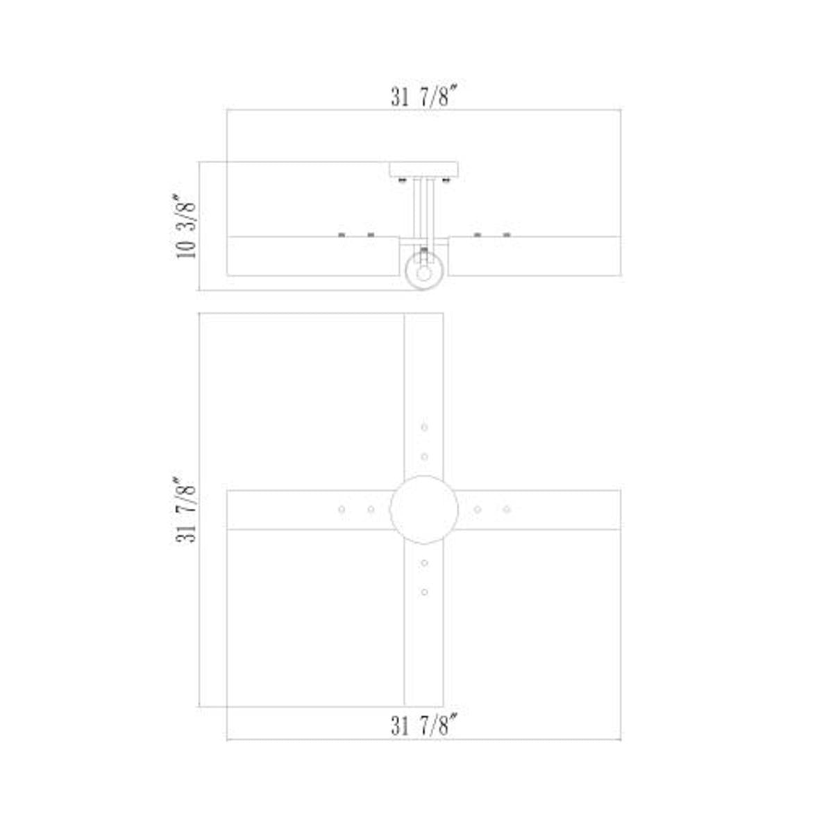 Surya Clapton Ceiling Light