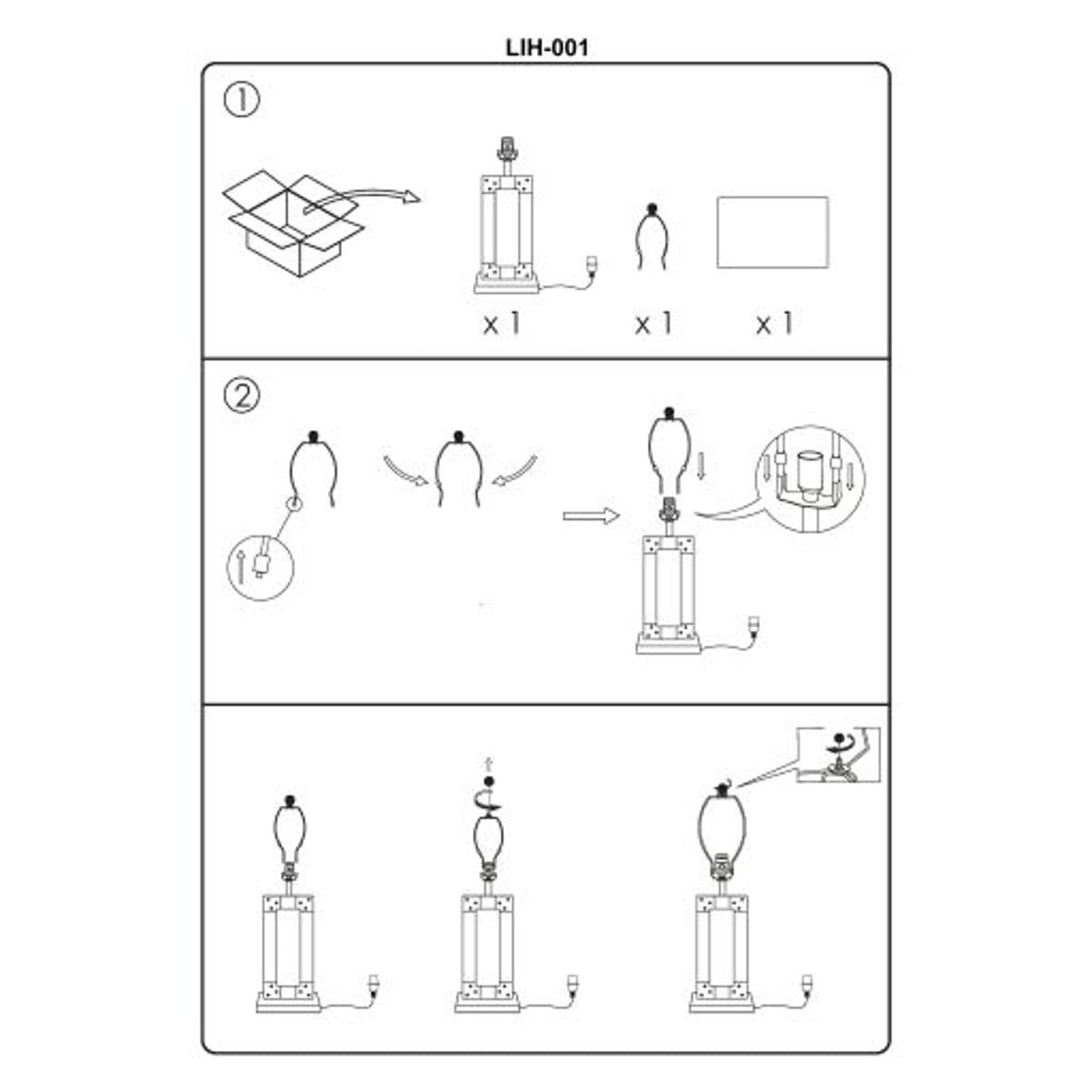Surya Lilah Table Lamp