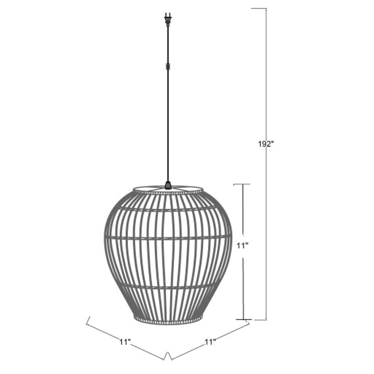 Surya Manning Ceiling Light