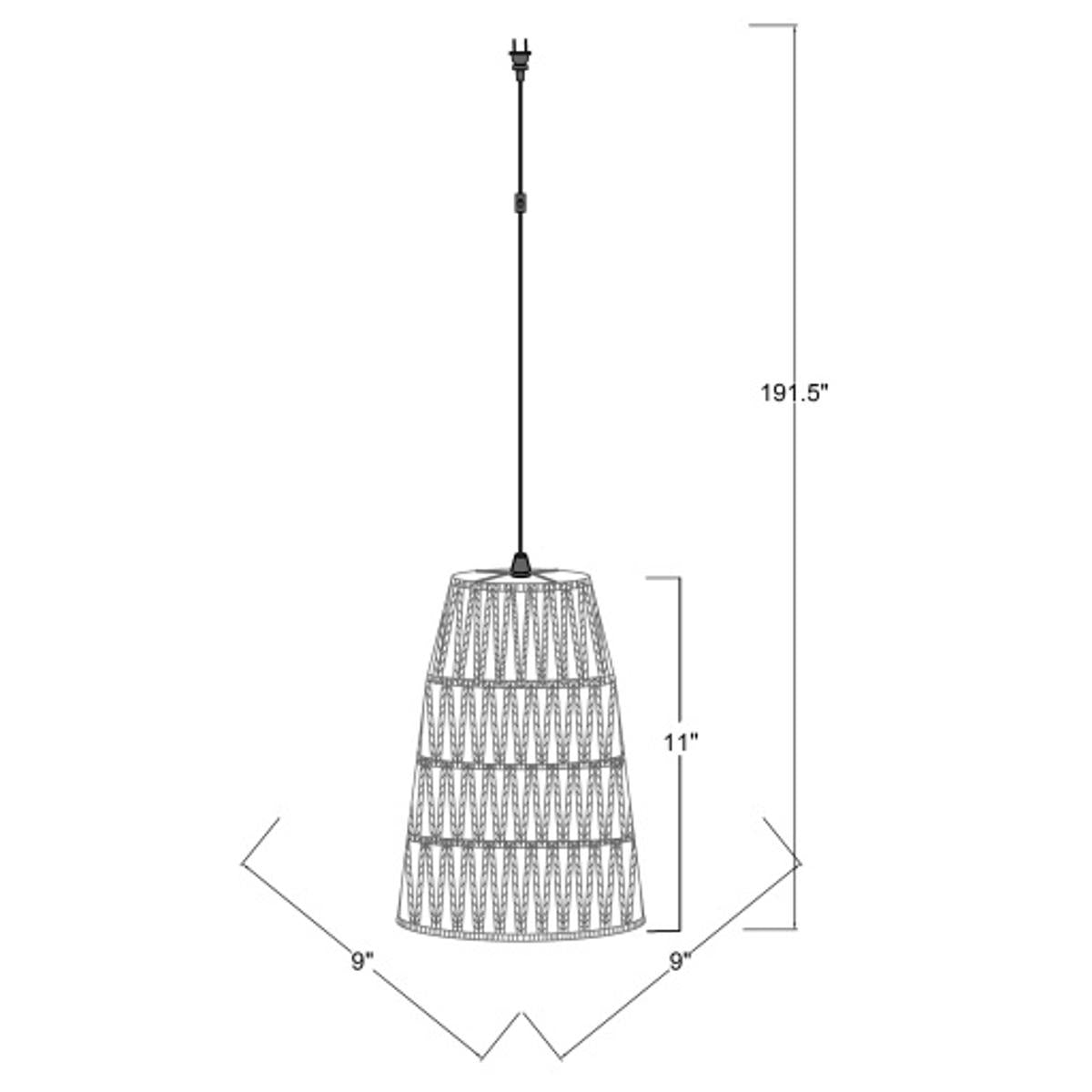 Surya Manning Ceiling Light