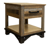 Loft Brown - End Table - Two Tone Gray / Brown