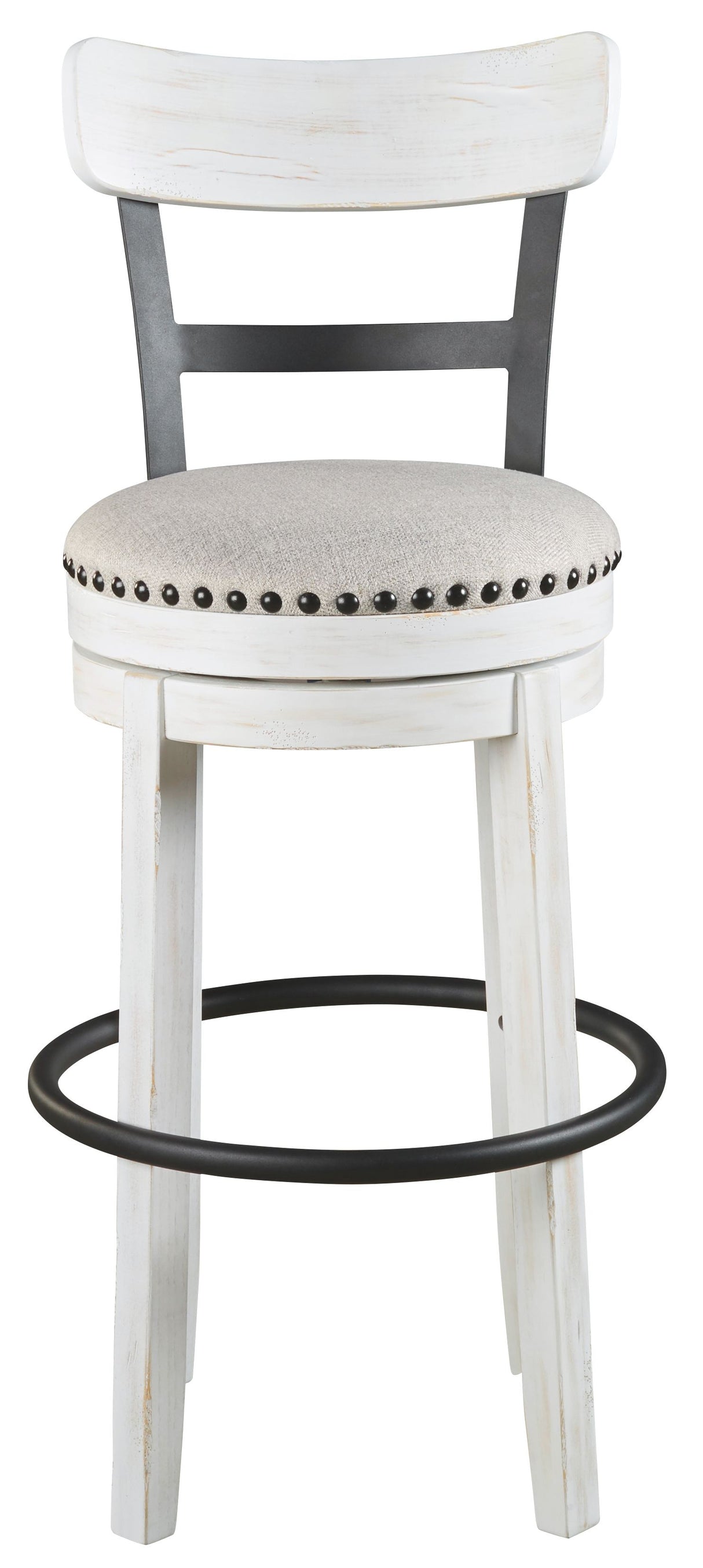 Valebeck - Tall Upholstered Swivel Barstool